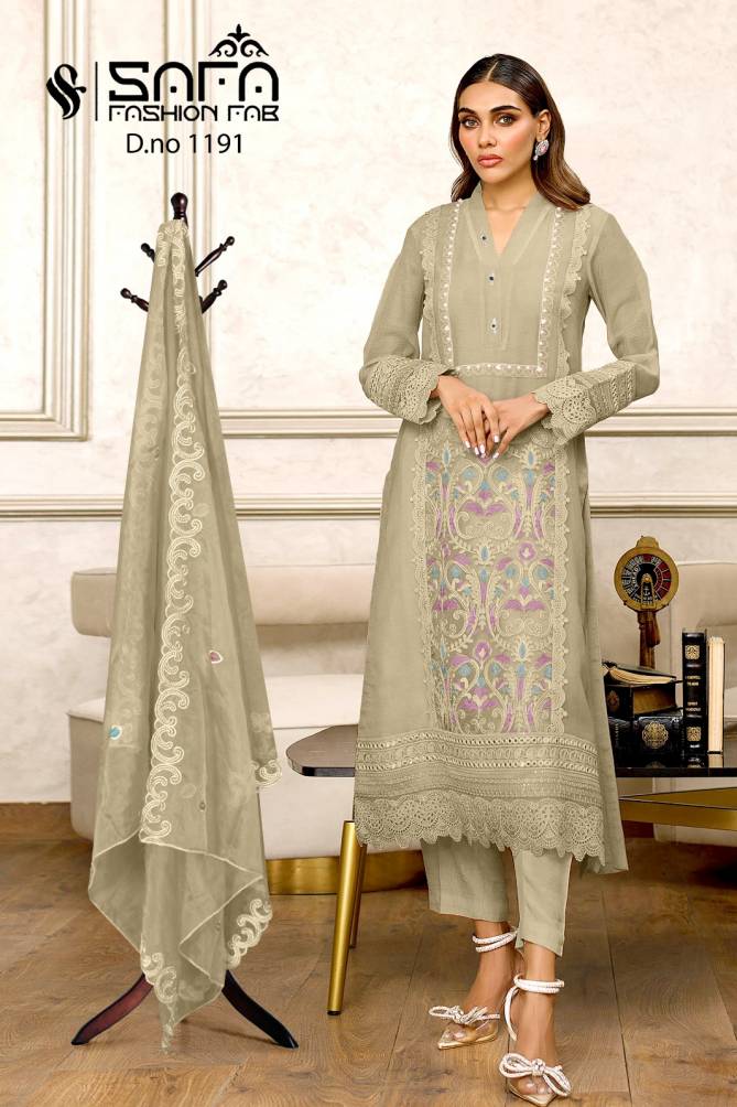 Safa Fashion 1191 Georgette Pakistani Readymade Suits Catalog